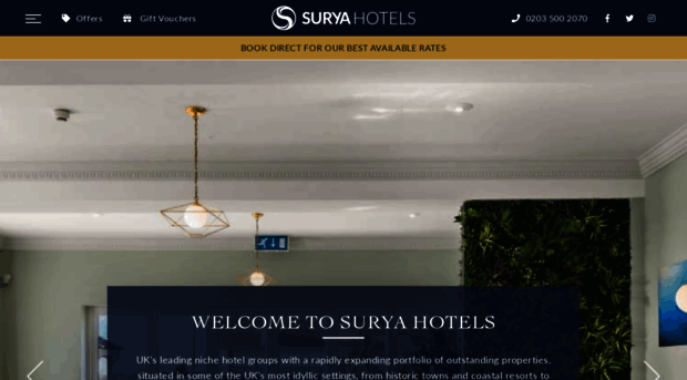 suryahotels.co.uk