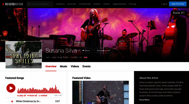 susanasilvamusic.com