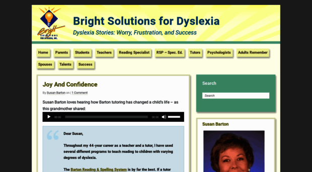 susanbartondyslexiastories.com