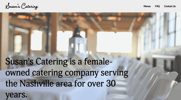 susanscatering.com