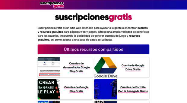 suscripcionesgratis.com