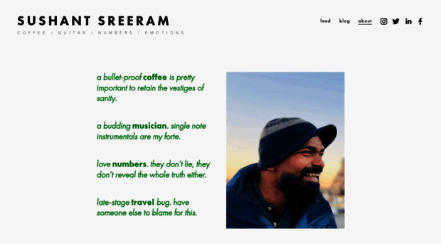 sushantsreeram.com