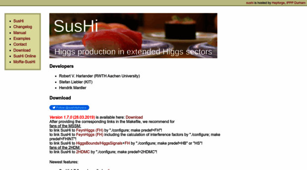 sushi.hepforge.org