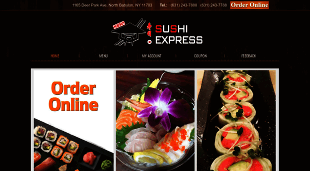 sushiexpressnbabylon.com