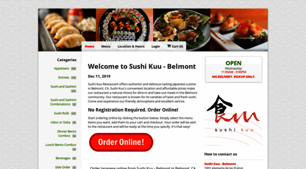 sushikuubelmont.com