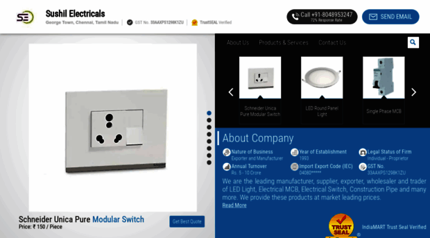 sushilelectricals.co.in