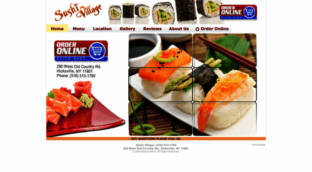 sushivillagehicksville.com