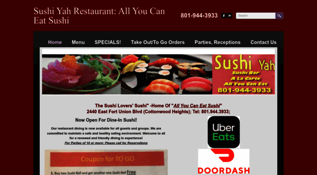 sushiyahsaltlakecity.com