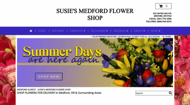 susiesflowersmedford.com