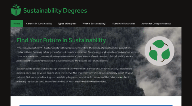 sustainabilitydegrees.com