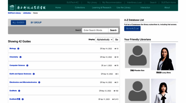 sustech.libguides.com