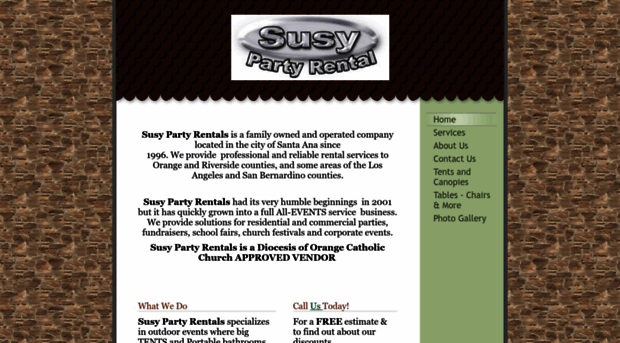 susypartyrentals.com