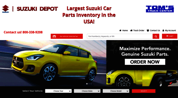 suzukicarparts.com