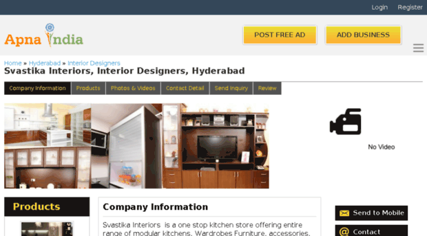 svastikinterior-hyderabad.apnaindia.com