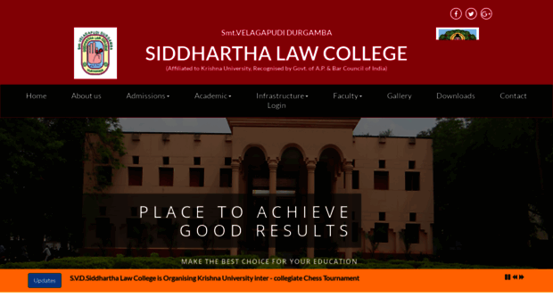 svdsiddharthalawcollege.ac.in