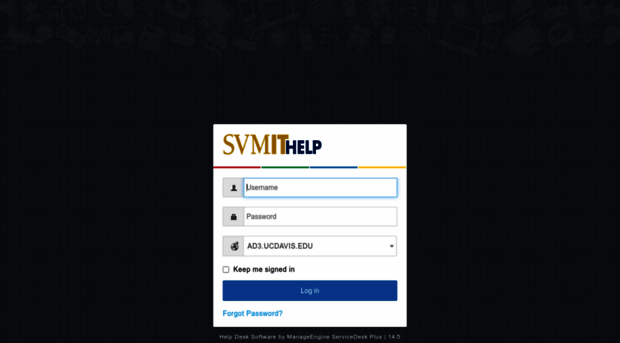 Screenshot of svmithelp.ucdavis.edu website