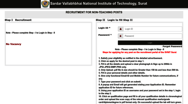 svnitntrecruitment.mastersofterp.in