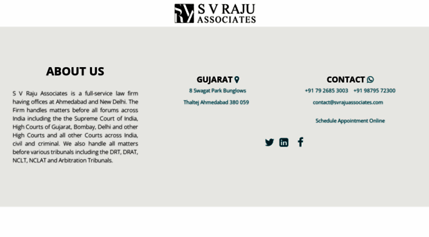 svrajuassociates.com