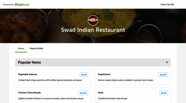 swadindianrestaurant.com