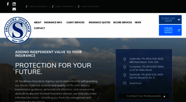 swallowsinsurance.com