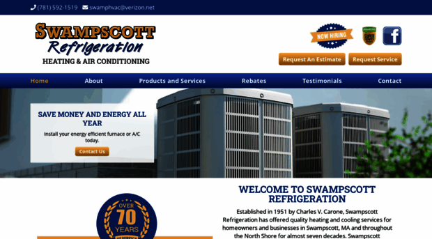 swampscottrefrigeration.com