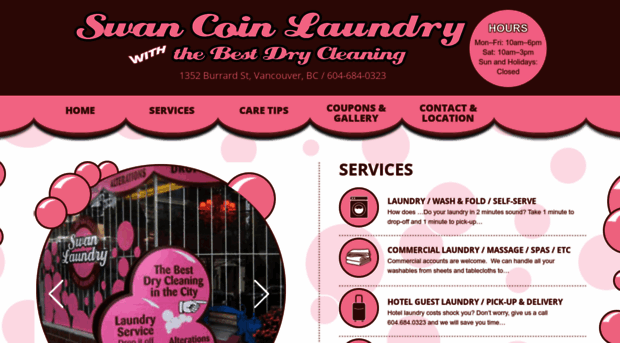 swanlaundry.com