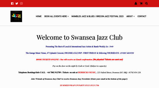 swanseajazzland.co.uk