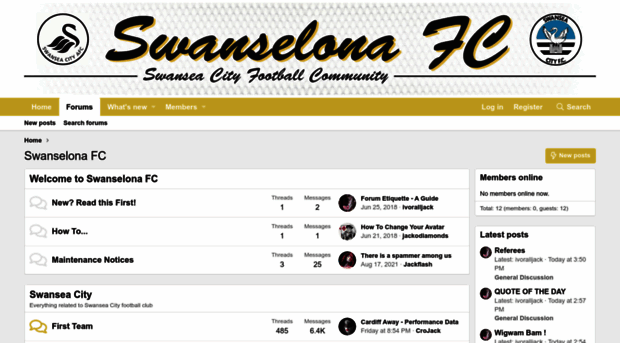 swanselonafc.com