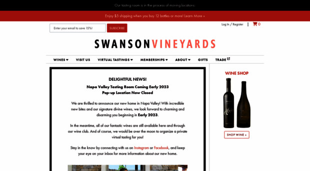 swansonvineyards.com