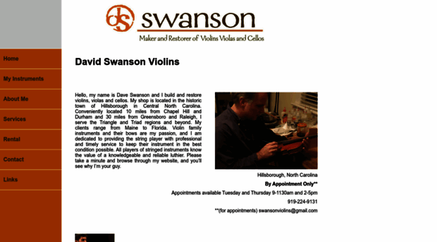 swansonviolins.com
