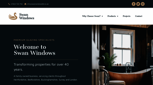 swanwindowsltd.com