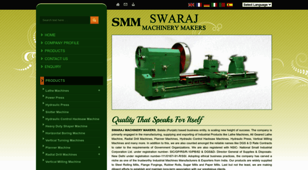 swarajmachinerymakers.com