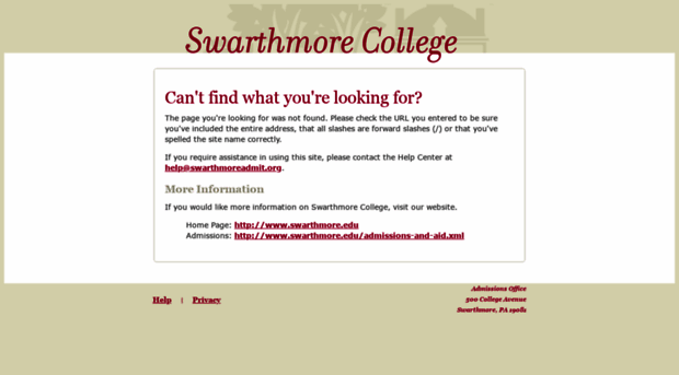 swarthmoreadmit.org