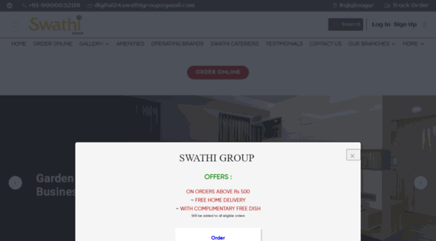 swathigrouprestaurants.co.in