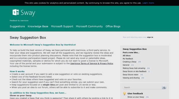 sway.uservoice.com
