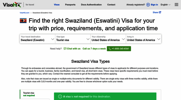 swaziland.visahq.com