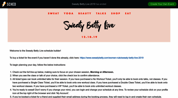 sweatybettylive2019.sched.com