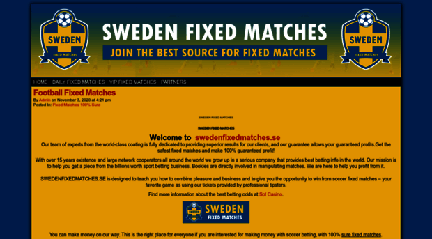 swedenfixedmatches.se