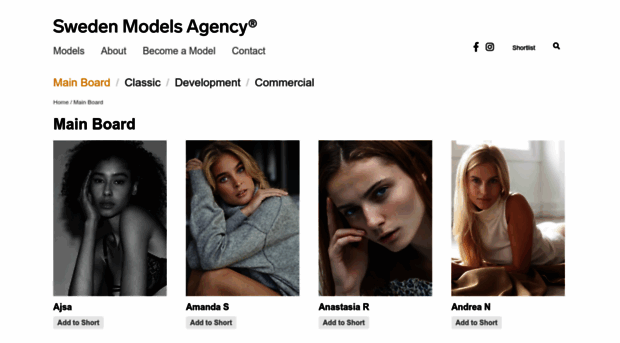 swedenmodels.se