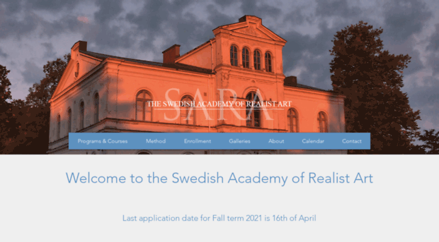 swedishacademyofrealistart.se