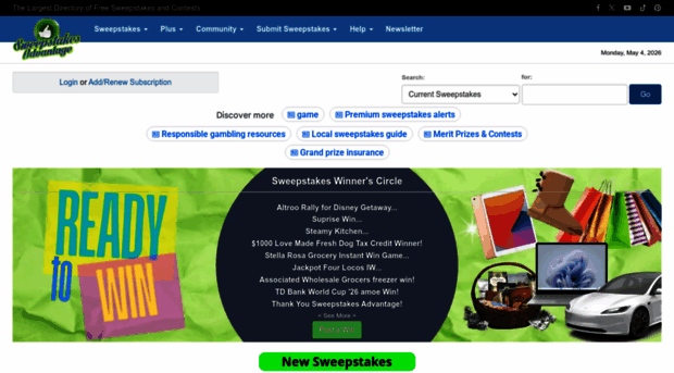 sweepsadvantage.com