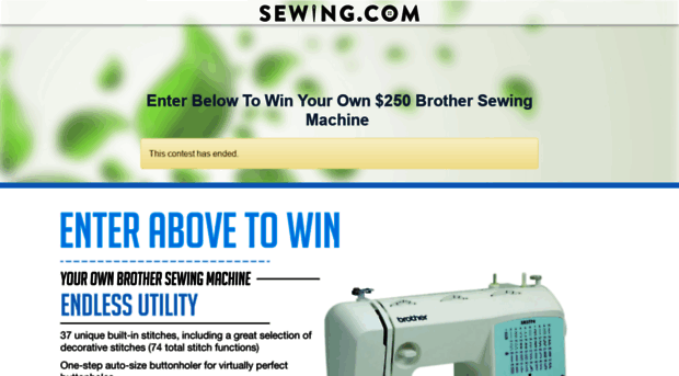 sweepstakes.sewing.com