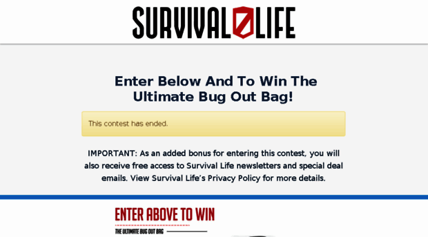 sweepstakes.survivallife.com