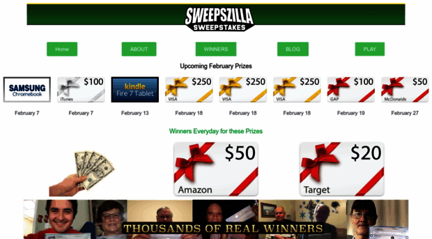 sweepszillasweepstakes.com