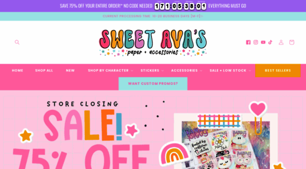 sweetavaspaper.com