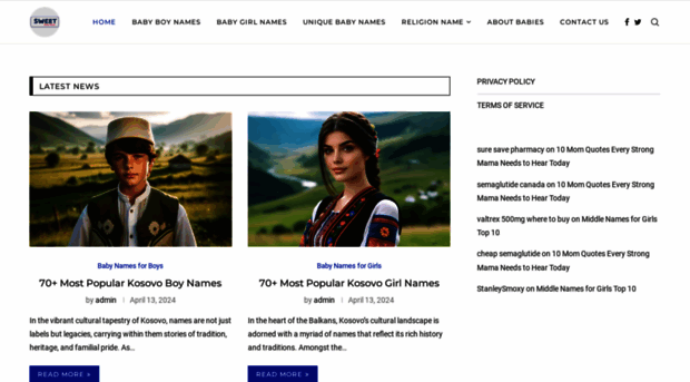 sweetbabynames.com