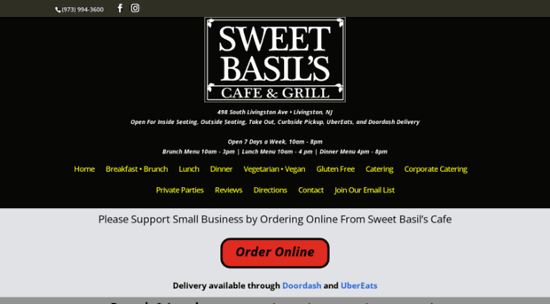 sweetbasilscafe.com