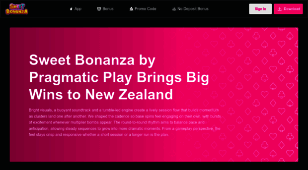 sweetbonanzaslot.nz