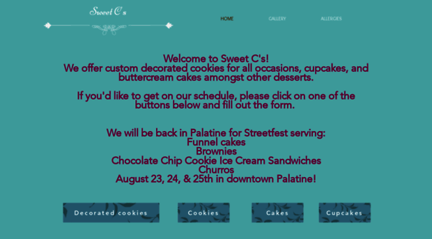 sweetcsbakery.com