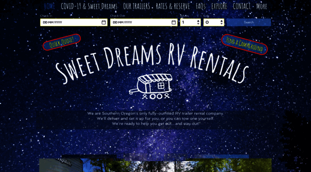 sweetdreamsrvrentals.com